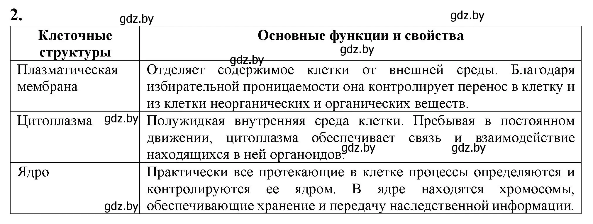 Решение номер 2 (страница 4) гдз по биологии 9 класс Борисов, Антипенко, рабочая тетрадь