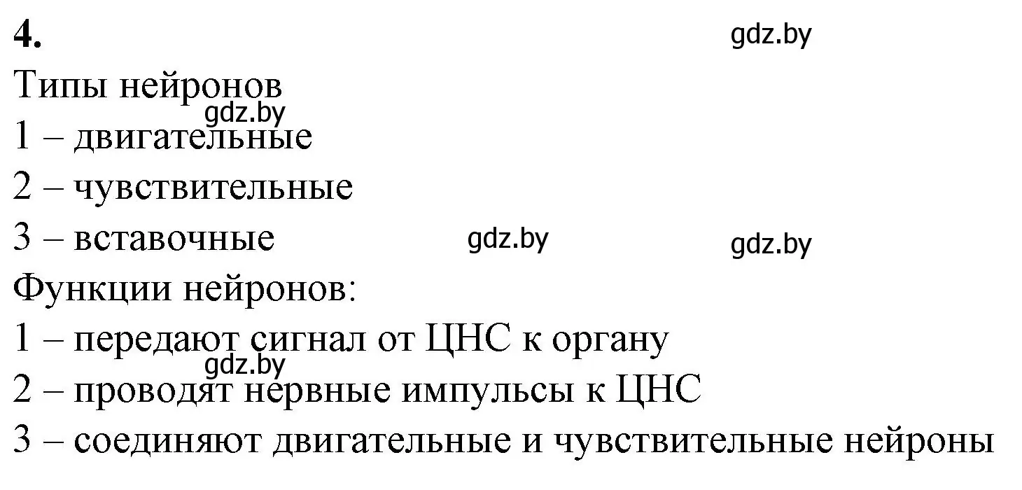 Решение номер 4 (страница 15) гдз по биологии 9 класс Борисов, Антипенко, рабочая тетрадь