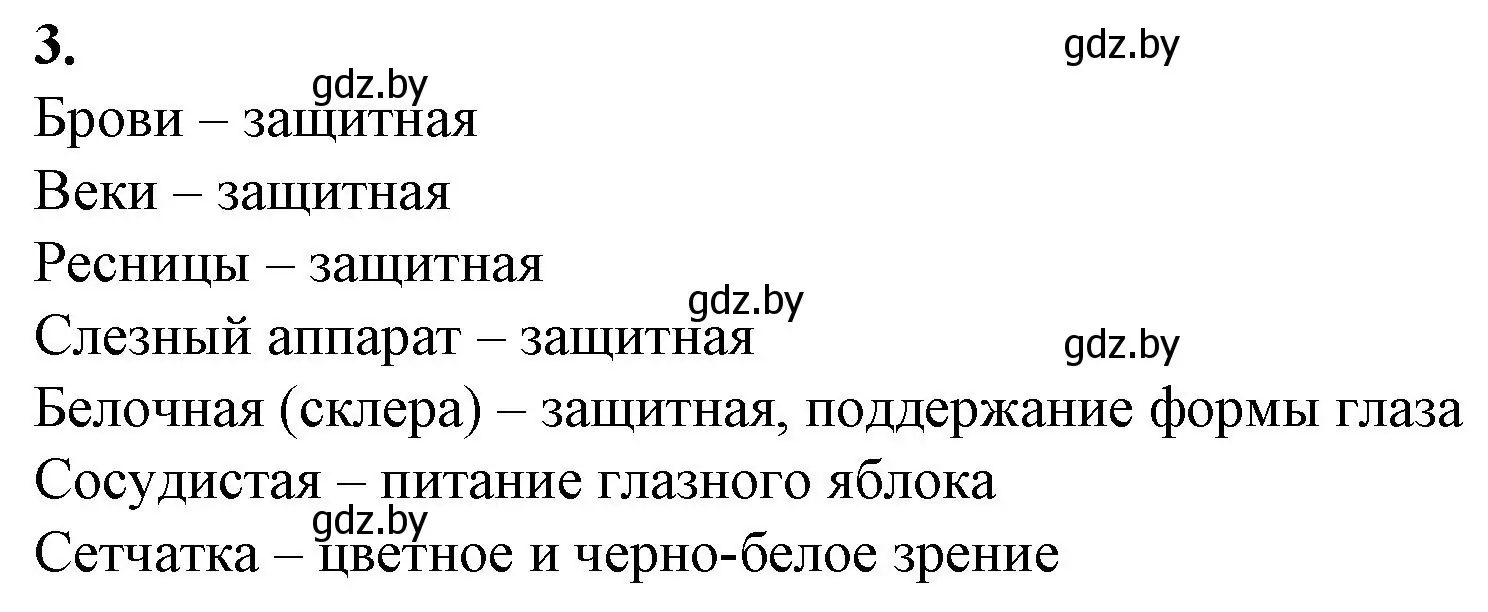 Решение номер 3 (страница 26) гдз по биологии 9 класс Борисов, Антипенко, рабочая тетрадь