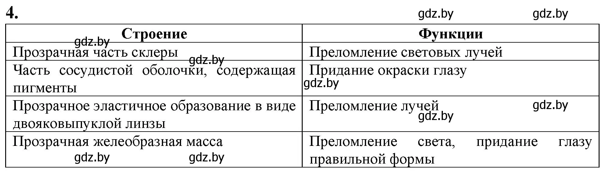 Решение номер 4 (страница 27) гдз по биологии 9 класс Борисов, Антипенко, рабочая тетрадь