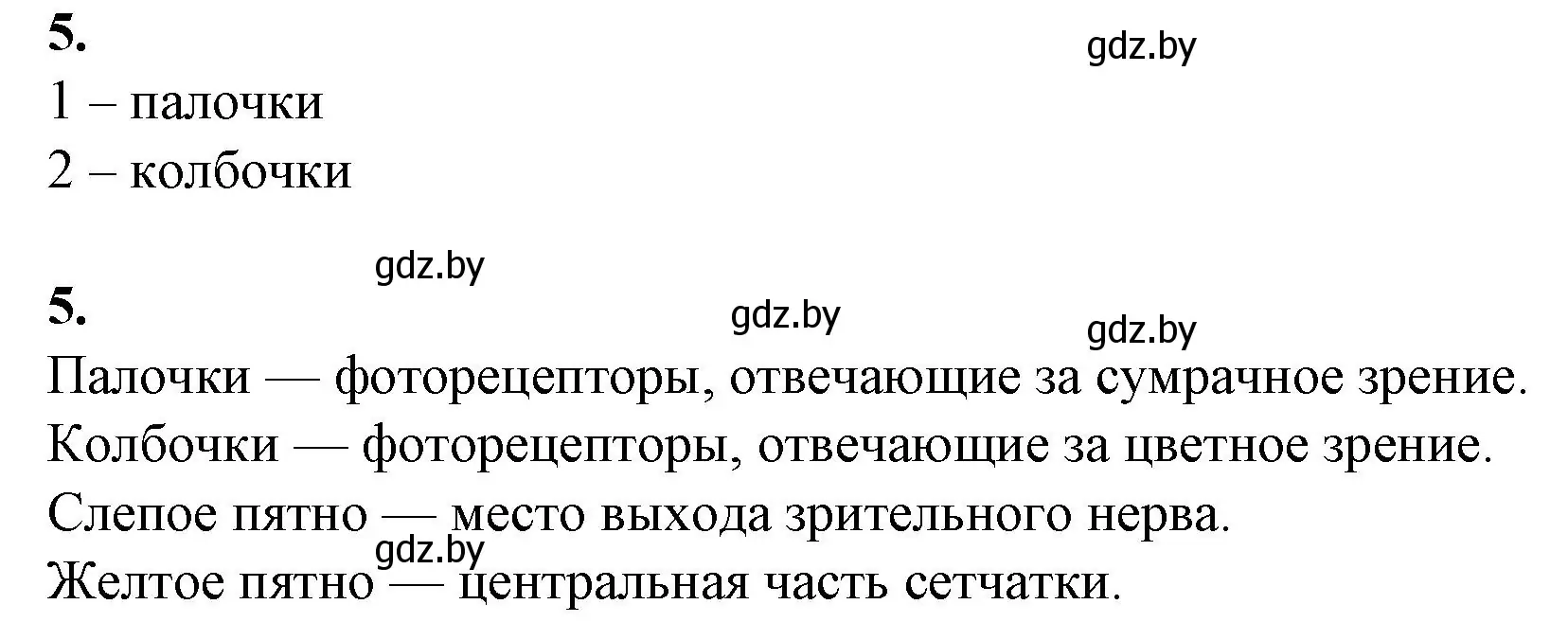 Решение номер 5 (страница 27) гдз по биологии 9 класс Борисов, Антипенко, рабочая тетрадь