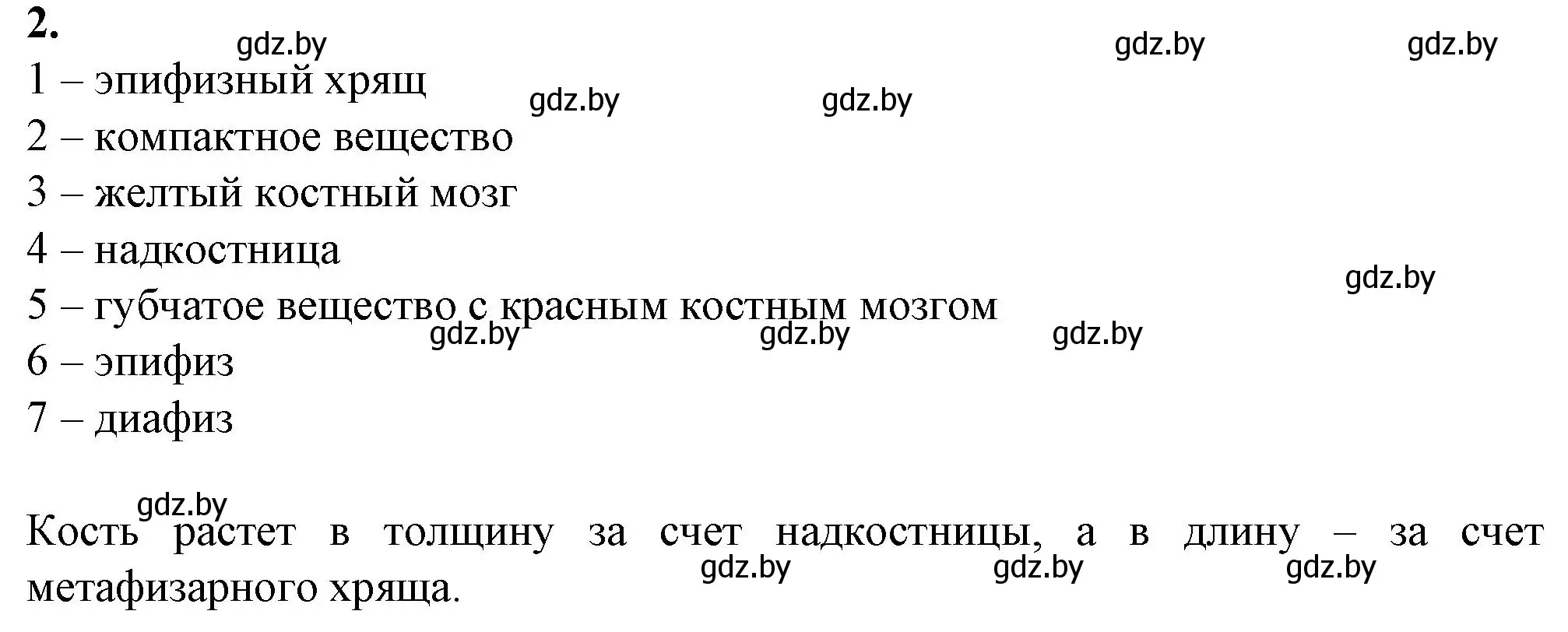 Решение номер 2 (страница 38) гдз по биологии 9 класс Борисов, Антипенко, рабочая тетрадь