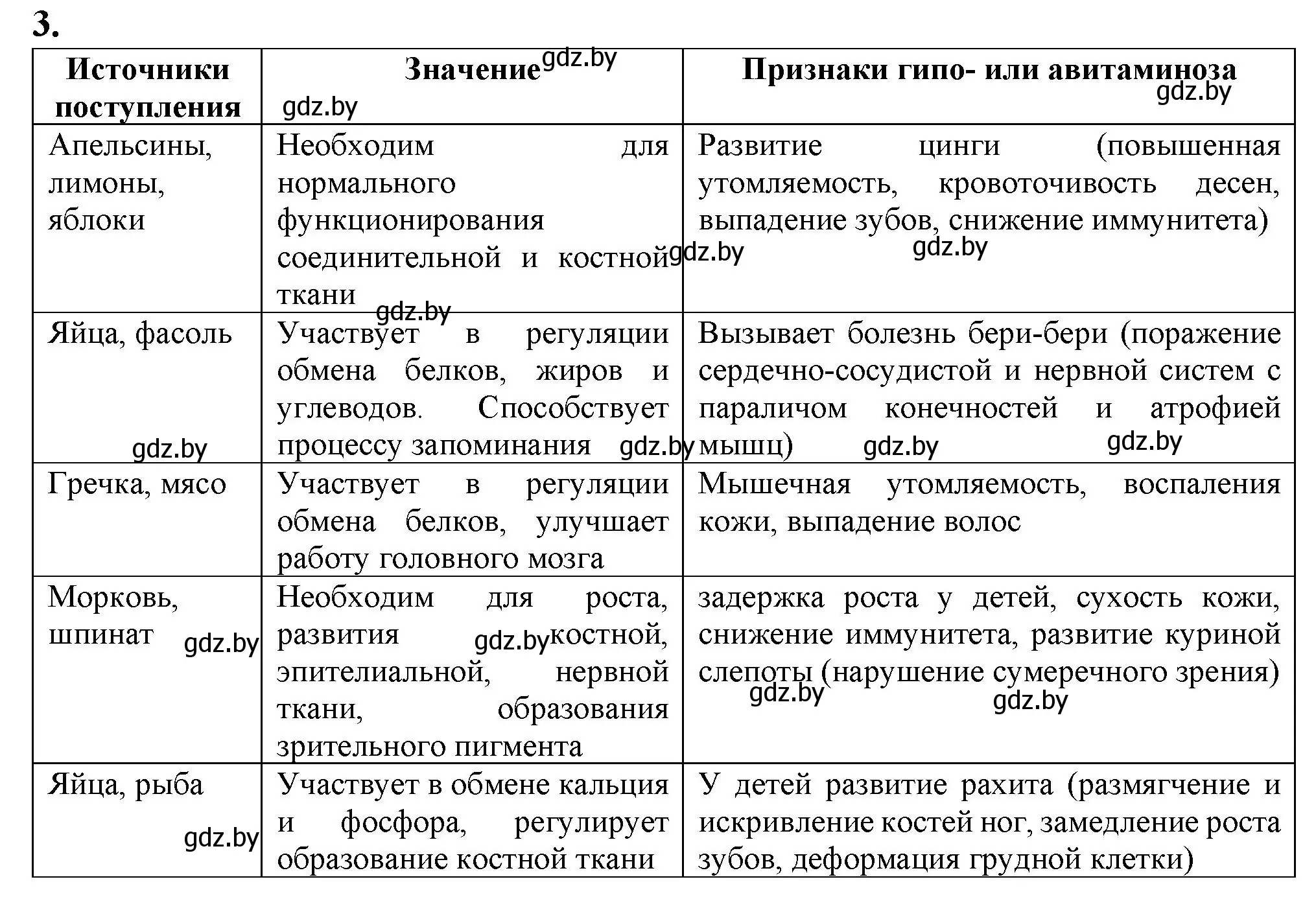 Решение номер 3 (страница 83) гдз по биологии 9 класс Борисов, Антипенко, рабочая тетрадь