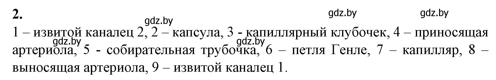 Решение номер 2 (страница 93) гдз по биологии 9 класс Борисов, Антипенко, рабочая тетрадь