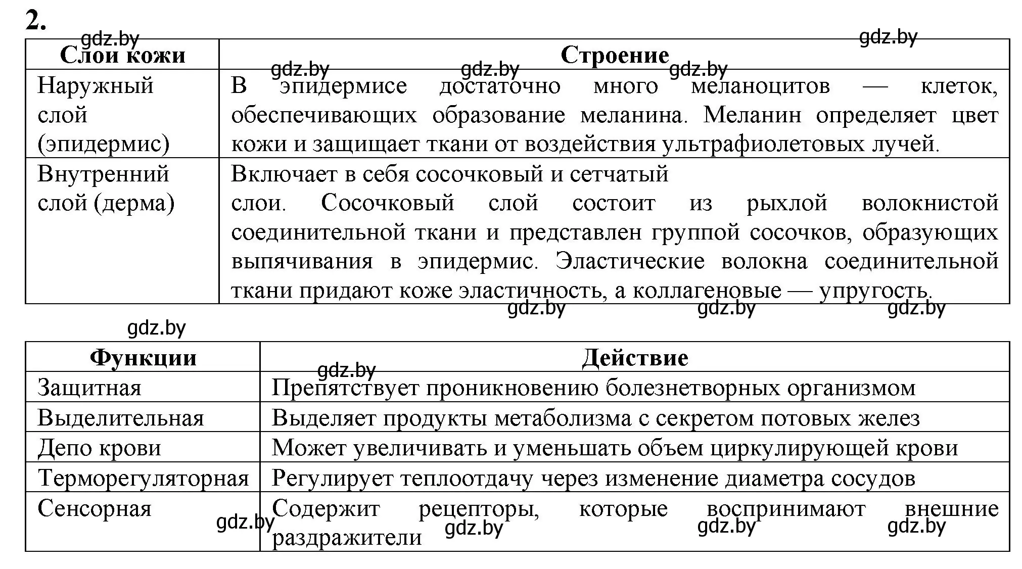 Решение номер 2 (страница 96) гдз по биологии 9 класс Борисов, Антипенко, рабочая тетрадь