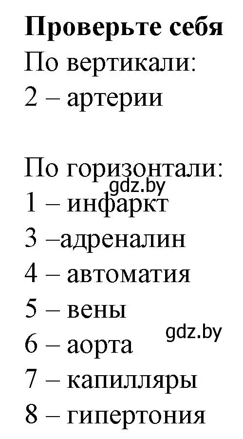 Решение  ПРОВЕРЬ СЕБЯ (страница 67) гдз по биологии 9 класс Борисов, Антипенко, рабочая тетрадь