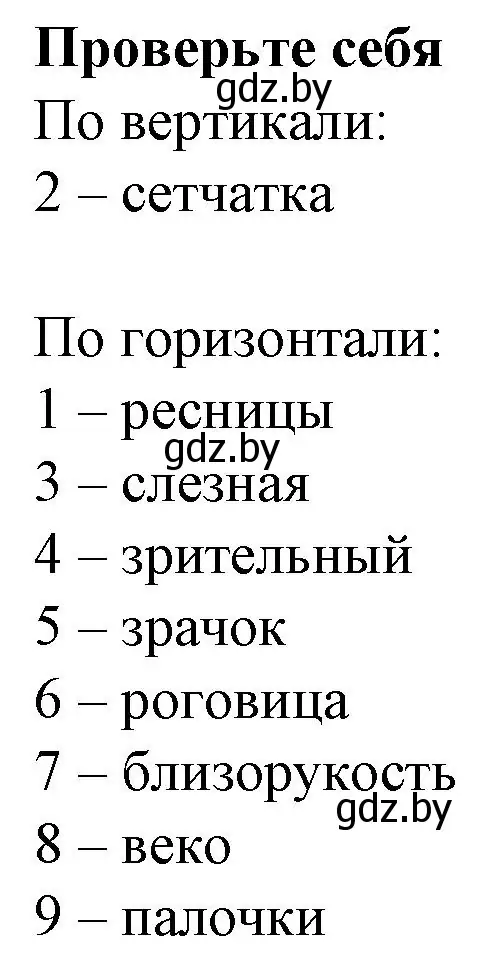 Решение  ПРОВЕРЬ СЕБЯ (страница 29) гдз по биологии 9 класс Борисов, Антипенко, рабочая тетрадь