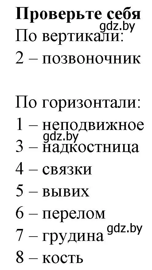 Решение  ПРОВЕРЬ СЕБЯ (страница 45) гдз по биологии 9 класс Борисов, Антипенко, рабочая тетрадь