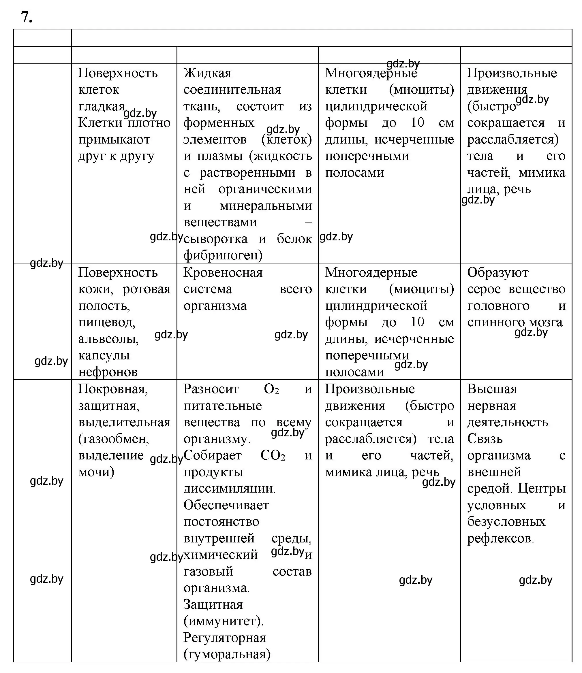 Решение номер 7 (страница 5) гдз по биологии 9 класс Лисов, рабочая тетрадь