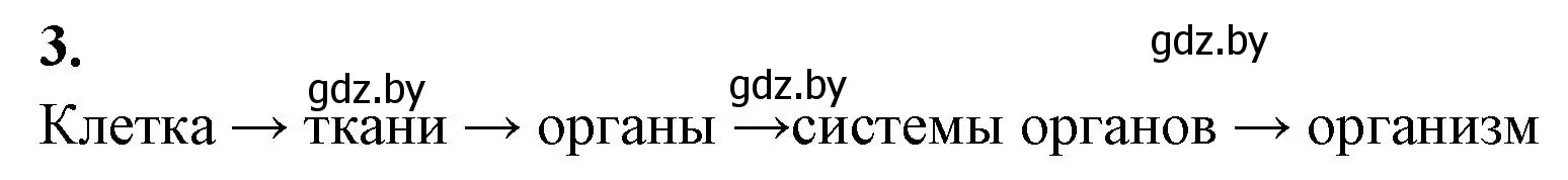 Решение номер 3 (страница 12) гдз по биологии 9 класс Лисов, рабочая тетрадь
