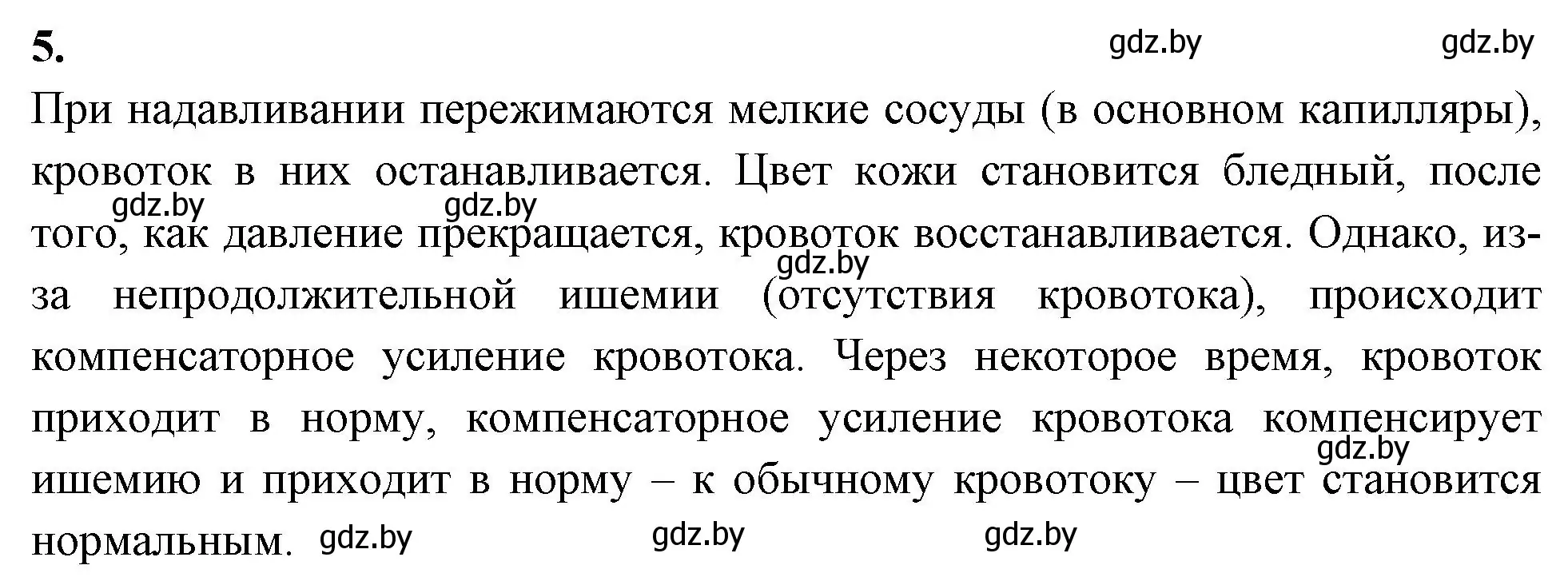 Решение номер 5 (страница 24) гдз по биологии 9 класс Лисов, рабочая тетрадь