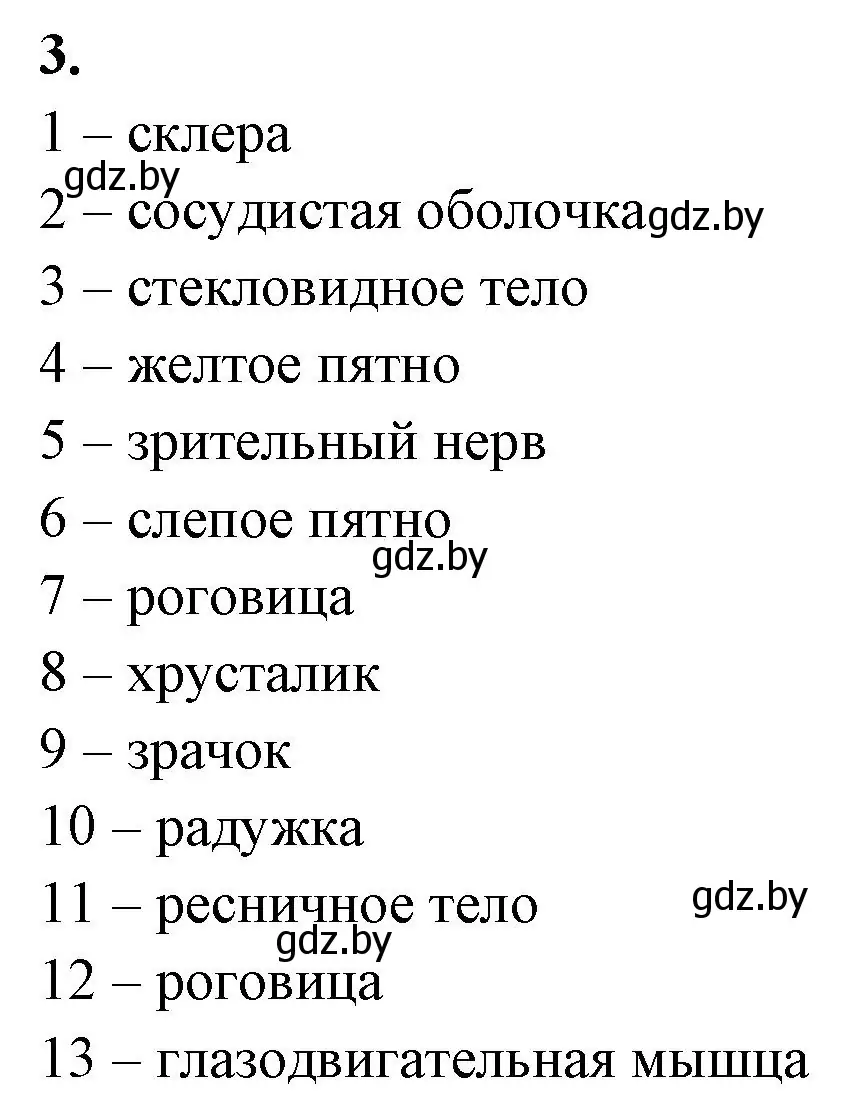 Решение номер 3 (страница 28) гдз по биологии 9 класс Лисов, рабочая тетрадь