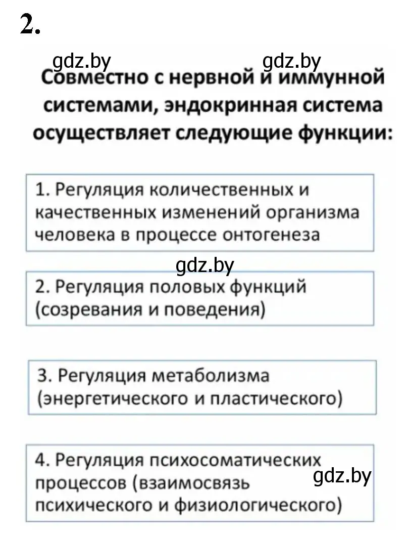 Решение номер 2 (страница 35) гдз по биологии 9 класс Лисов, рабочая тетрадь