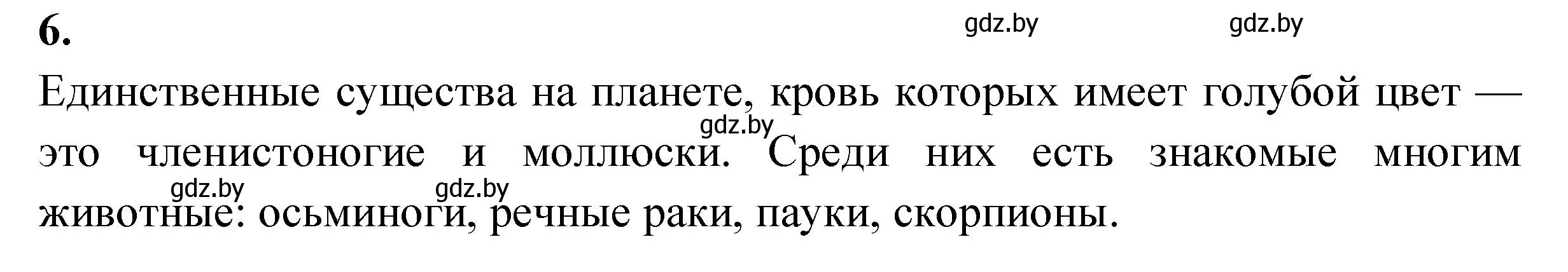 Решение номер 6 (страница 61) гдз по биологии 9 класс Лисов, рабочая тетрадь