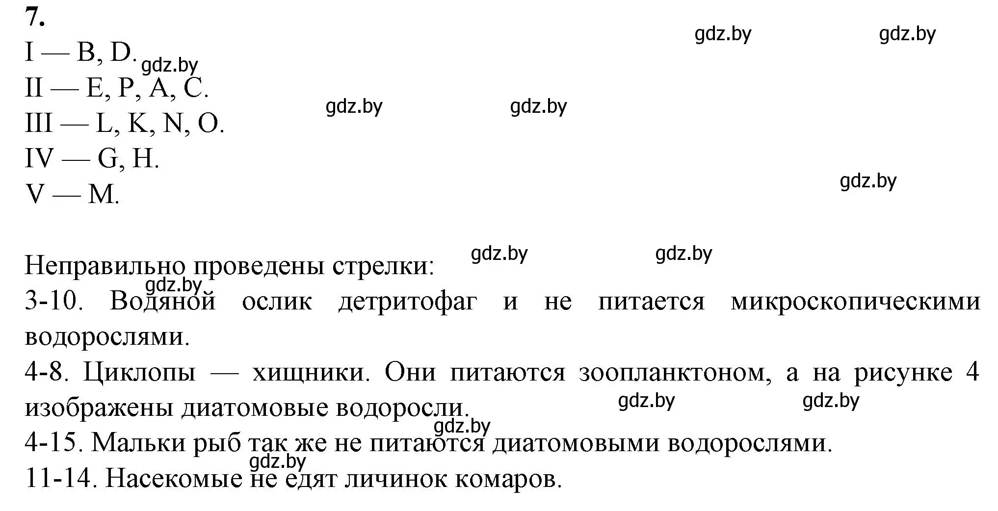 Решение номер 7 (страница 26) гдз по биологии 10 класс Хруцкая, тетрадь для лабораторных и практических работ