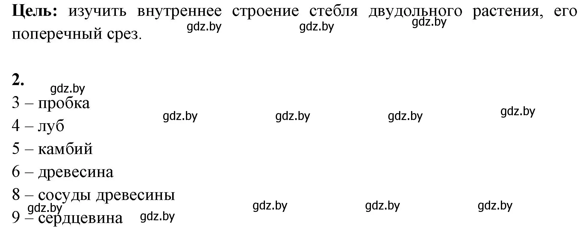 Решение номер 2 (страница 12) гдз по биологии 10 класс Хруцкая, тетрадь для лабораторных и практических работ