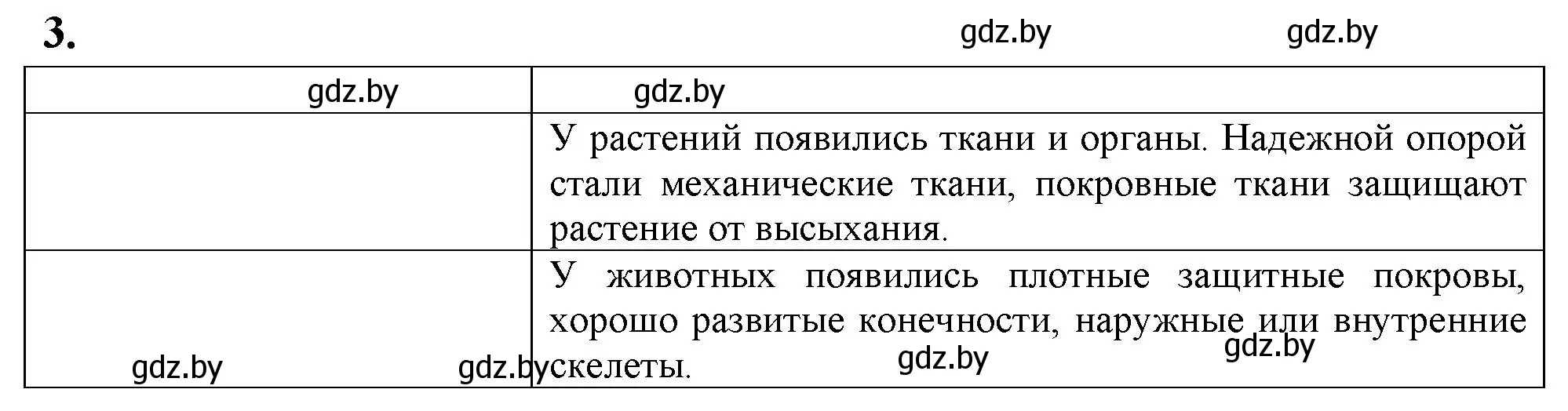 Решение номер 3 (страница 27) гдз по биологии 10 класс Хруцкая, рабочая тетрадь