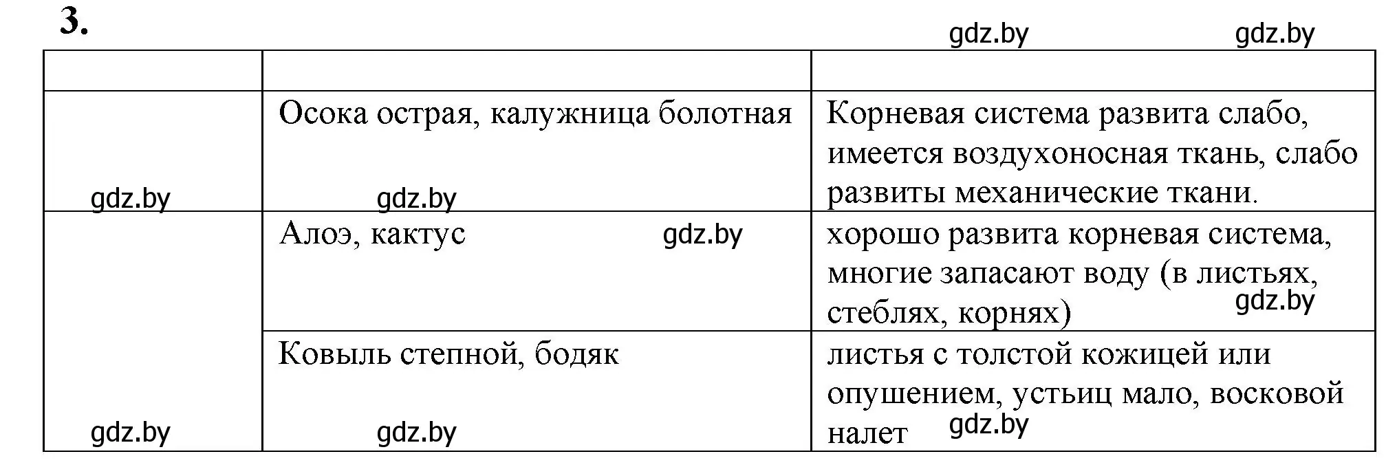 Решение номер 3 (страница 5) гдз по биологии 10 класс Маглыш, Кравченко, тетрадь для лабораторных и практических работ