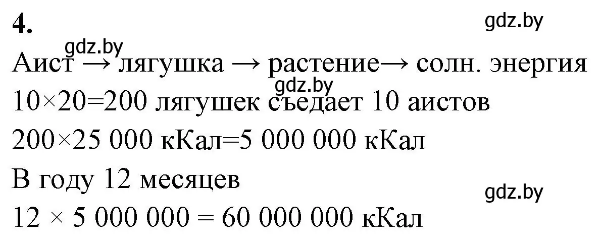 Решение номер 4 (страница 21) гдз по биологии 10 класс Маглыш, Кравченко, тетрадь для лабораторных и практических работ