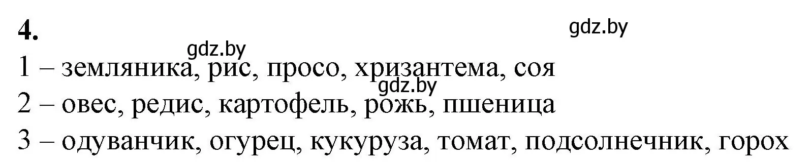 Решение номер 4 (страница 20) гдз по биологии 10 класс Маглыш, Кравченко, рабочая тетрадь