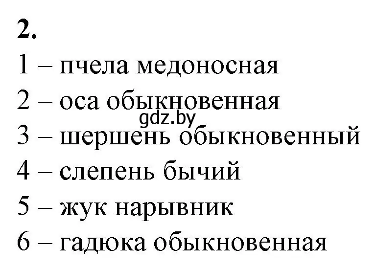 Решение номер 2 (страница 41) гдз по биологии 10 класс Маглыш, Кравченко, рабочая тетрадь