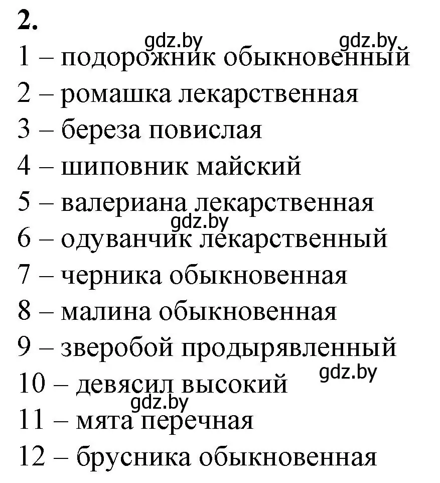 Решение номер 2 (страница 43) гдз по биологии 10 класс Маглыш, Кравченко, рабочая тетрадь