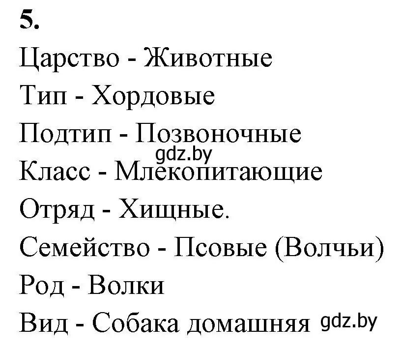 Решение номер 5 (страница 99) гдз по биологии 11 класс Хруцкая, рабочая тетрадь