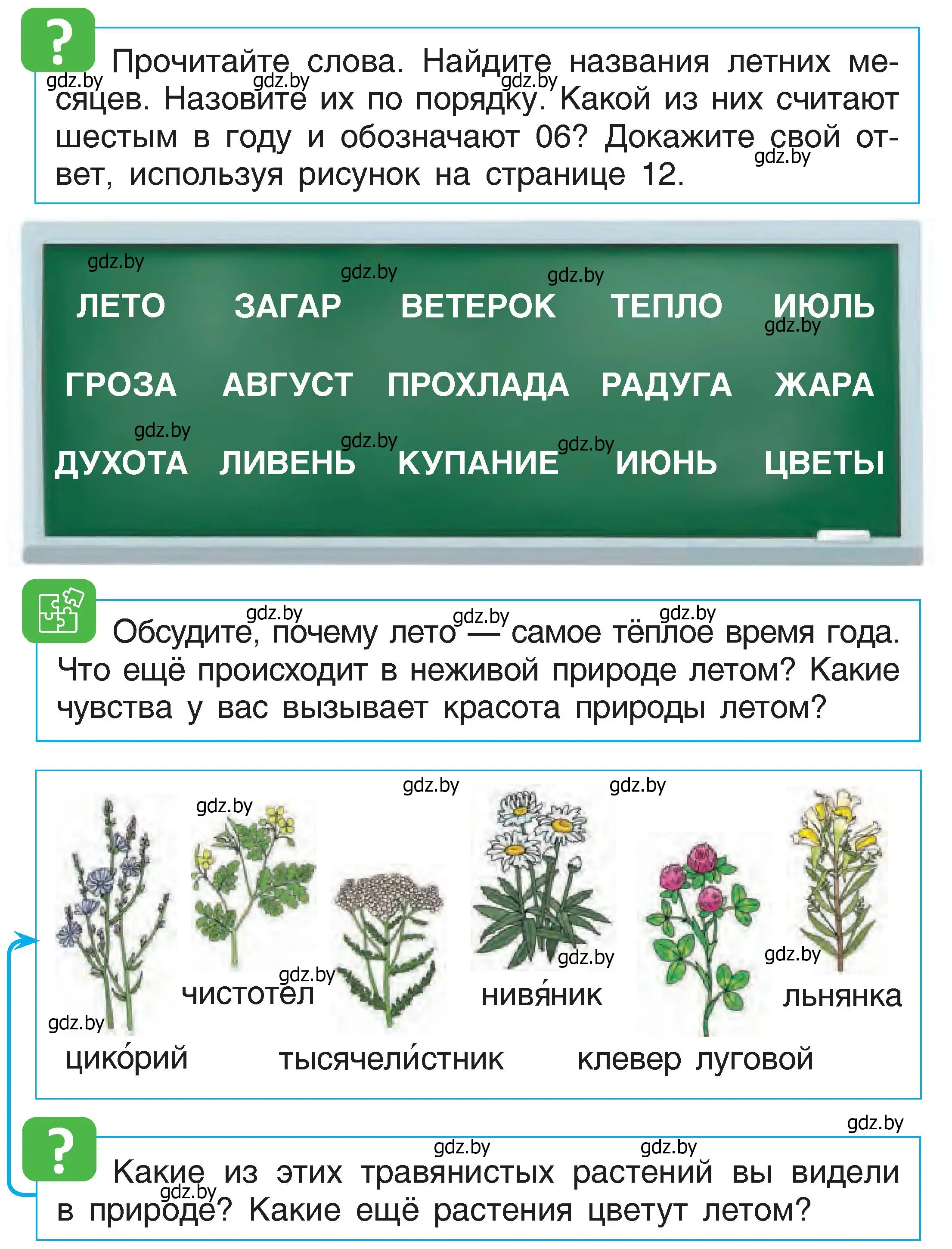 Условие  72 (страница 72) гдз по человек и миру 1 класс Трафимова, Трафимов, учебник