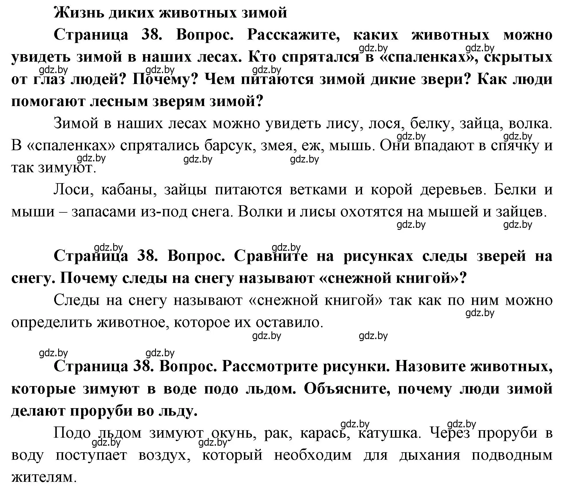 Решение  38 (страница 38) гдз по человек и миру 1 класс Трафимова, Трафимов, учебник