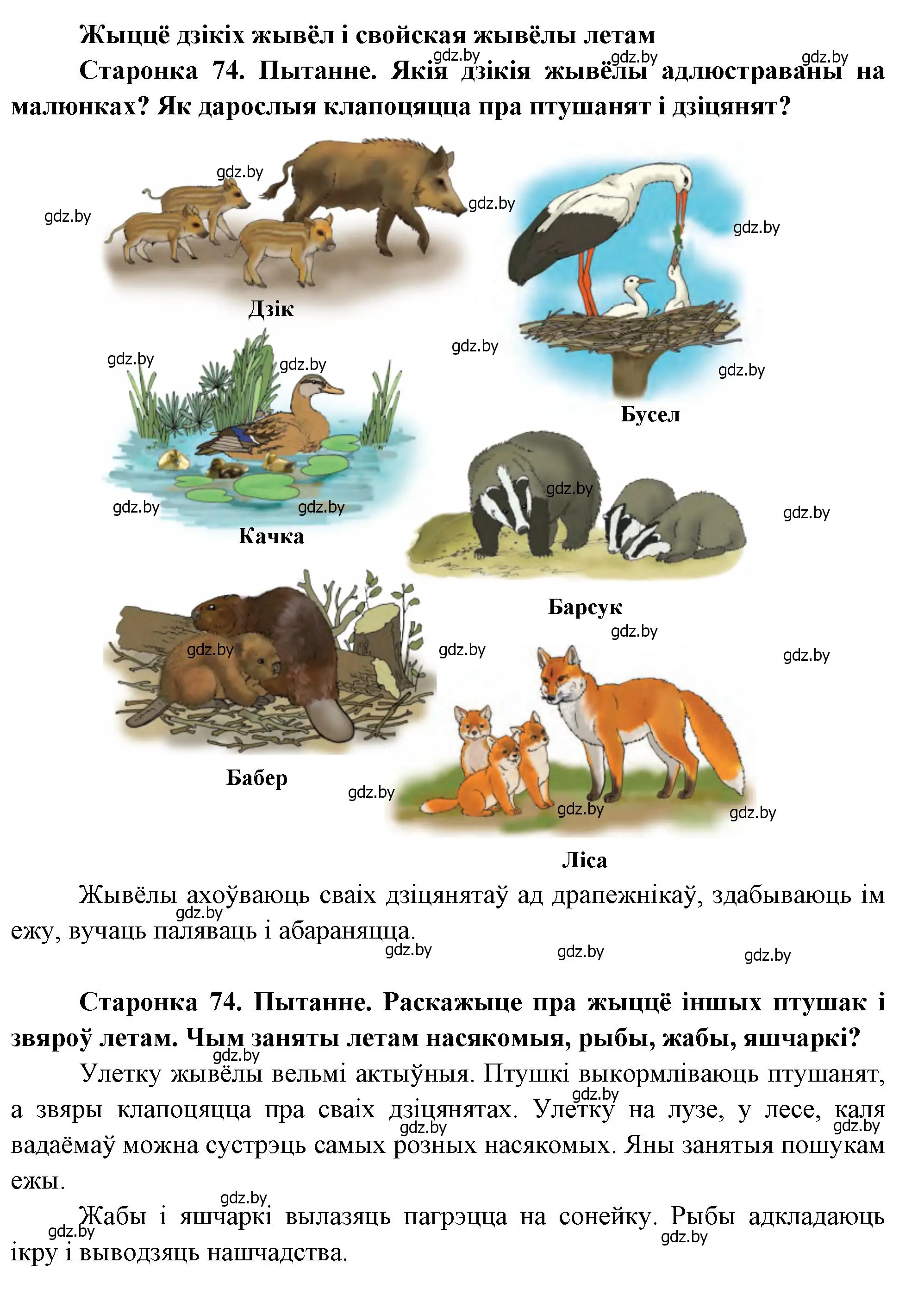 Решение 2.  74 (страница 74) гдз по человек и миру 1 класс Трафимова, Трафимов, учебник