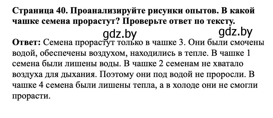 Решение номер 2 (страница 40) гдз по человек и миру 2 класс Трафимова, Трафимов, учебник