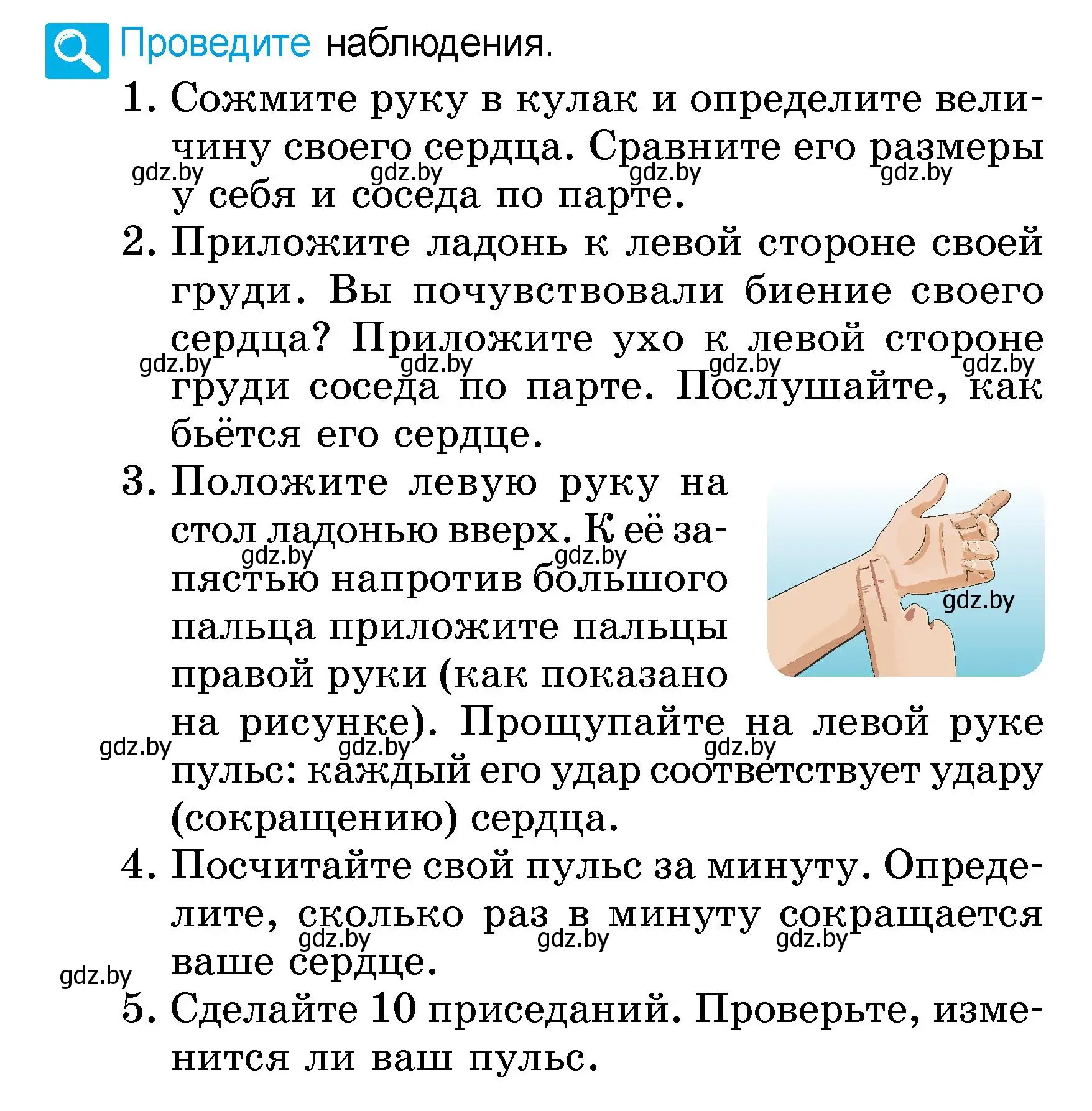 Условие  Проведите наблюдение (страница 113) гдз по человек и миру 3 класс Трафимова, Трафимов, учебное пособие