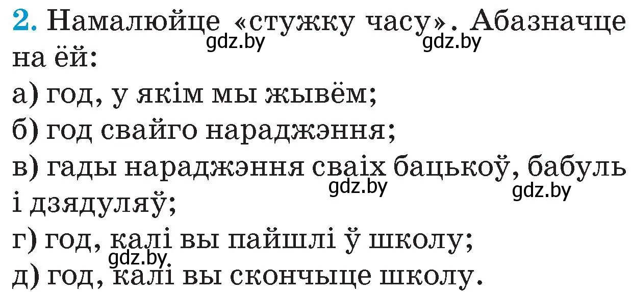 Условие номер 2 (страница 27) гдз по Чалавек і свет. Мая Радзіма — Беларусь 4 класс Паноў, Тарасаў, учебник