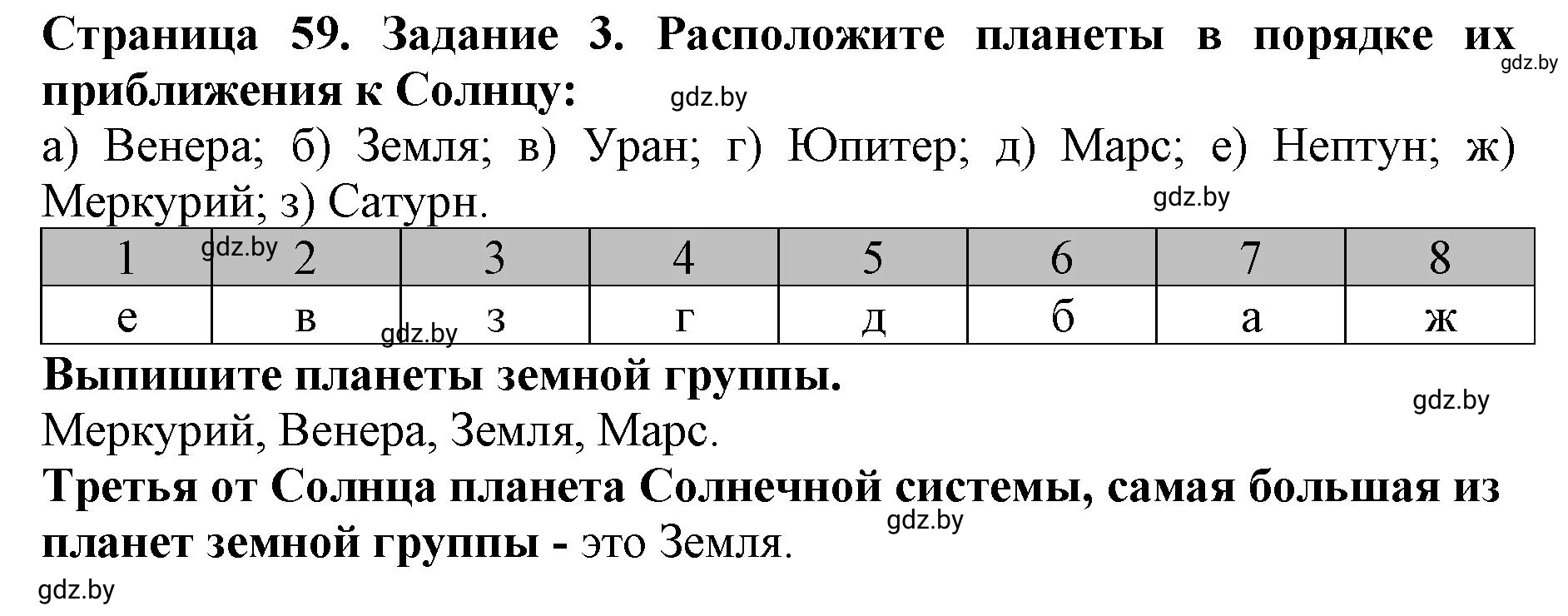 Решение номер 3 (страница 58) гдз по человек и миру 5 класс Кольмакова, Сарычева, рабочая тетрадь