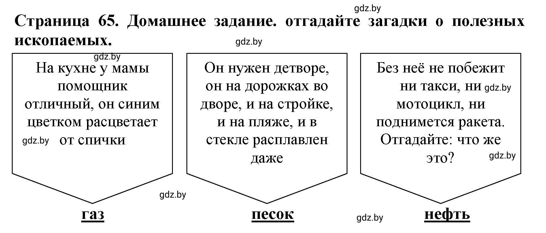 Решение  Домашнее задание (страница 65) гдз по человек и миру 5 класс Кольмакова, Сарычева, рабочая тетрадь