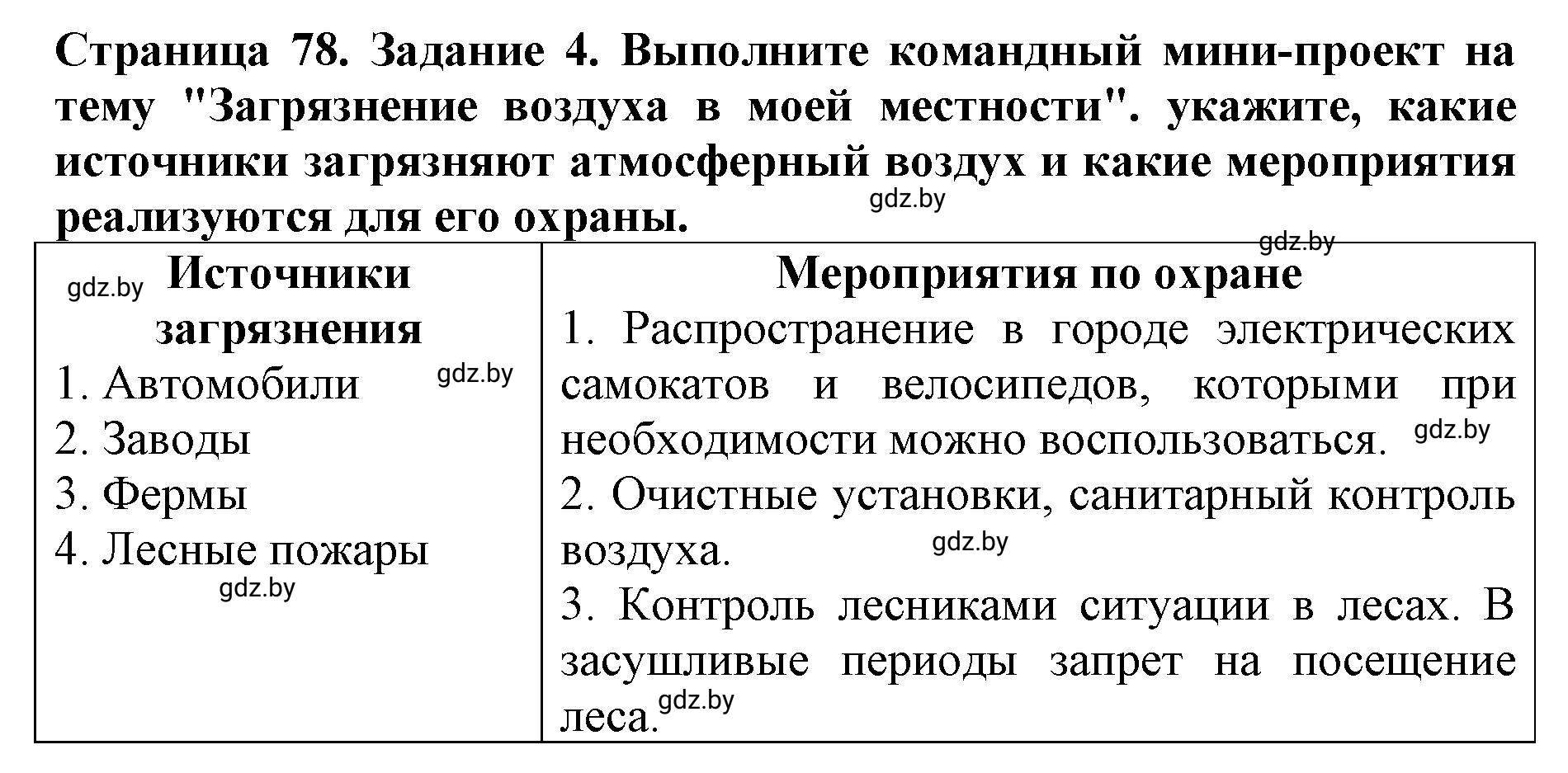 Решение номер 4 (страница 78) гдз по человек и миру 5 класс Кольмакова, Сарычева, рабочая тетрадь