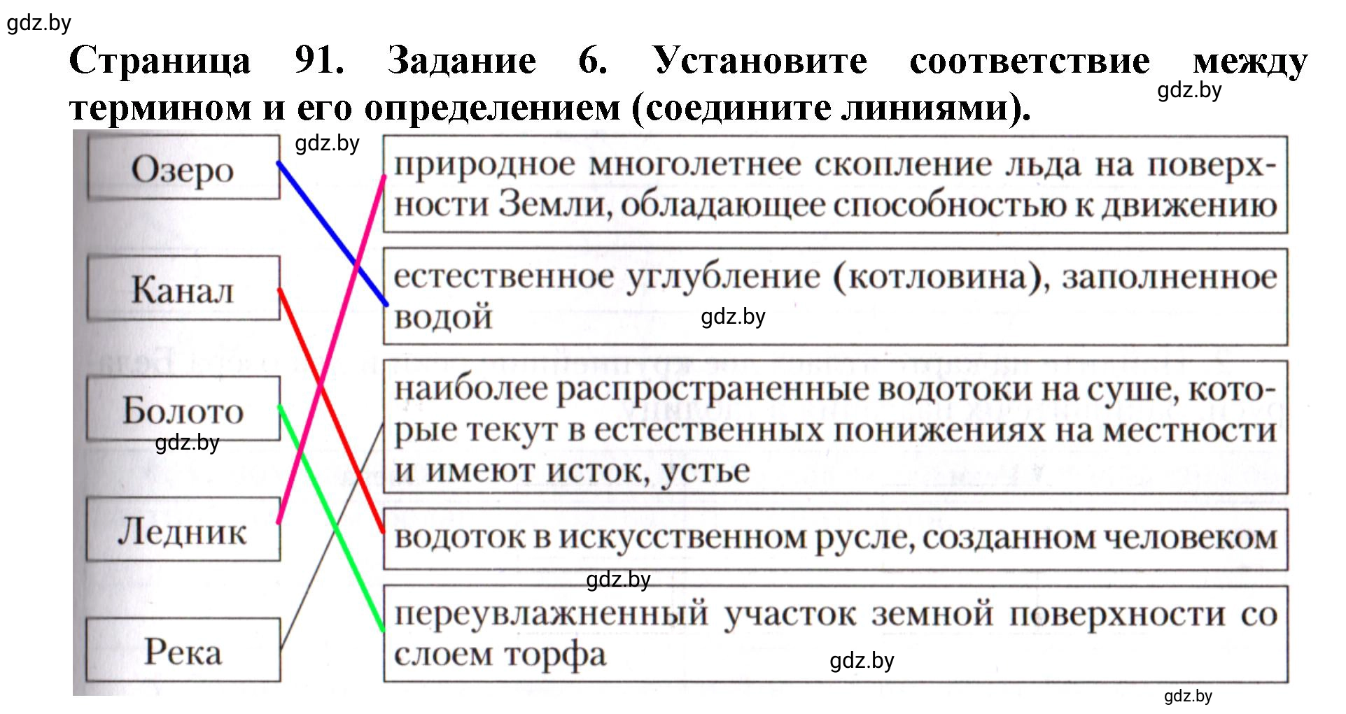 Решение номер 6 (страница 91) гдз по человек и миру 5 класс Лопух, Шкель, рабочая тетрадь