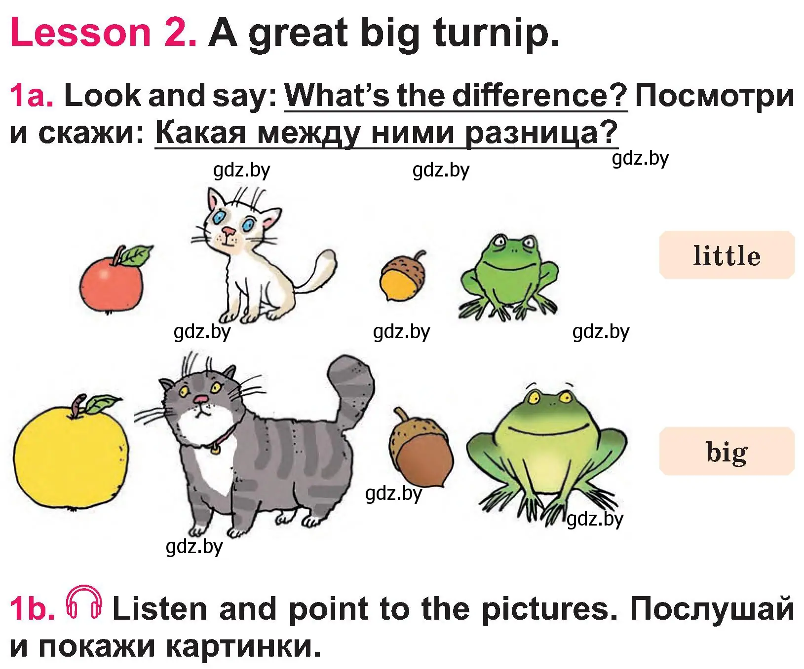 Условие номер 1 (страница 33) гдз по английскому языку 3 класс Лапицкая, Калишевич, учебник 1 часть