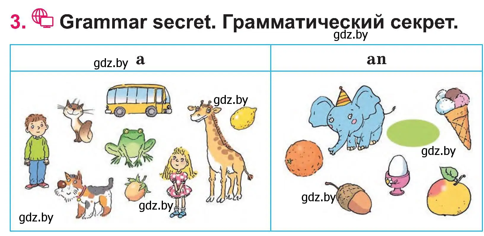 Условие номер 3 (страница 39) гдз по английскому языку 3 класс Лапицкая, Калишевич, учебник 1 часть