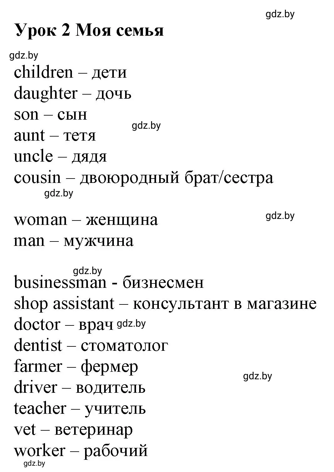 Решение  Unit 2 My family (страница 100) гдз по английскому языку 4 класс Лапицкая, Калишевич, рабочая тетрадь