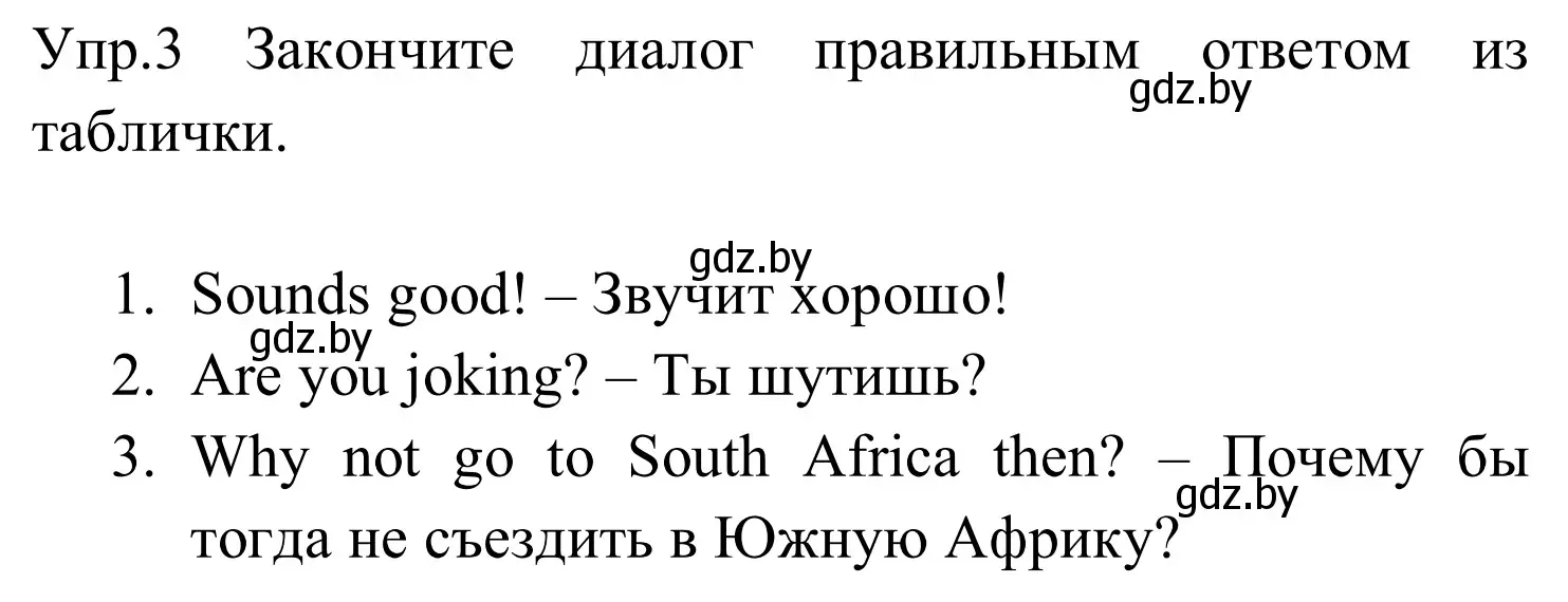 Решение номер 3 (страница 104) гдз по английскому языку 5 класс Демченко, Севрюкова, рабочая тетрадь 2 часть