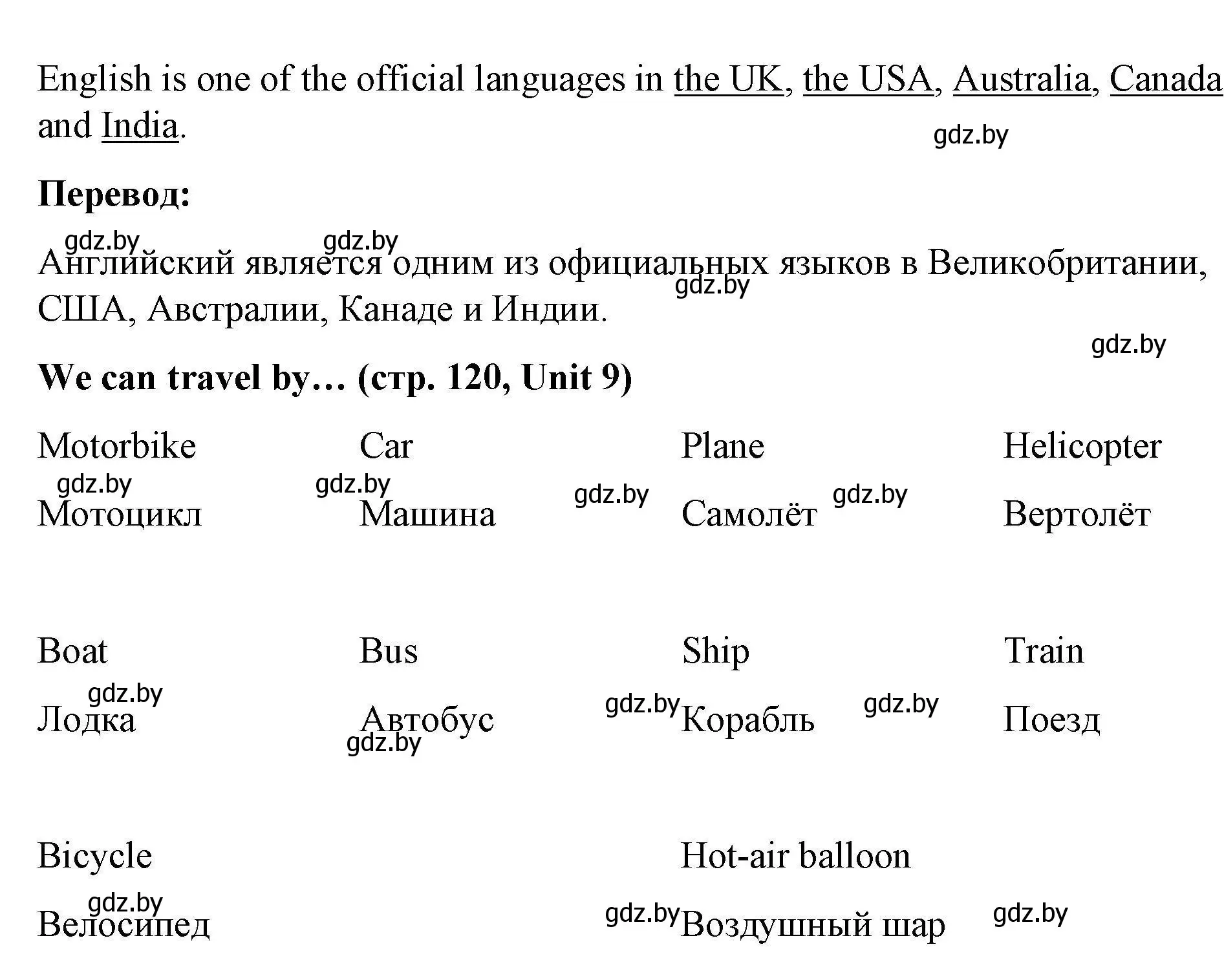 Решение номер 1 (страница 119) гдз по английскому языку 5 класс Лапицкая, Калишевич, рабочая тетрадь 2 часть