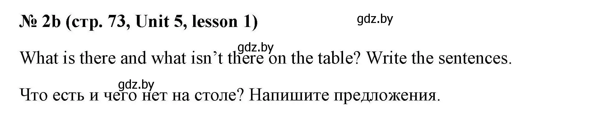 Решение номер 2b (страница 73) гдз по английскому языку 5 класс Севрюкова, практикум по грамматике