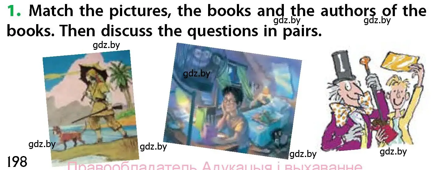 Условие номер 1 (страница 198) гдз по английскому языку 6 класс Юхнель, Наумова, учебник