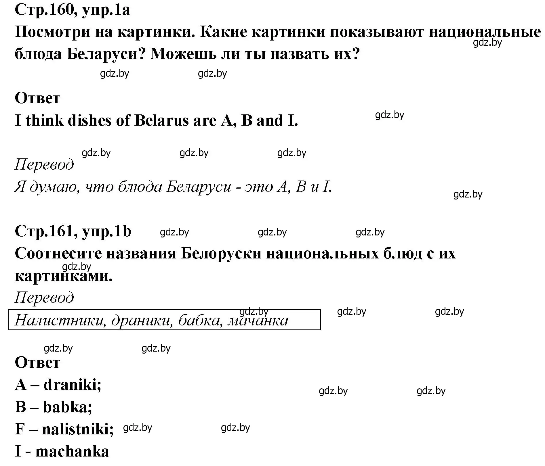 Решение номер 1 (страница 160) гдз по английскому языку 6 класс Юхнель, Наумова, учебник