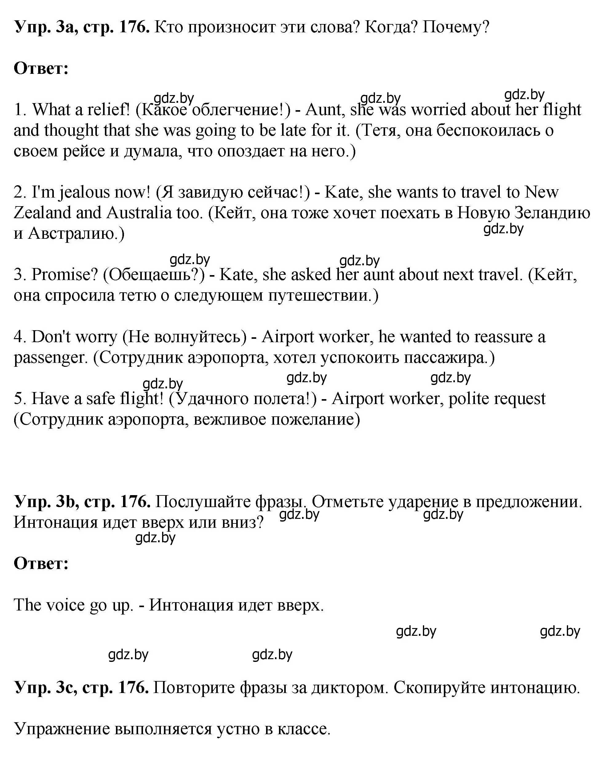 Решение номер 3 (страница 176) гдз по английскому языку 7 класс Юхнель, Демченко, учебное пособие