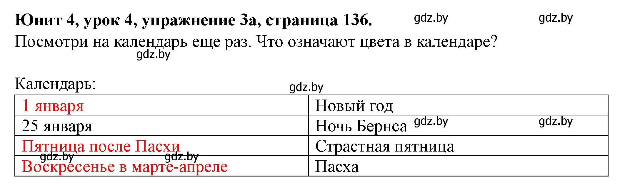 Решение номер 3 (страница 136) гдз по английскому языку 8 класс Демченко, Севрюкова, учебник 1 часть