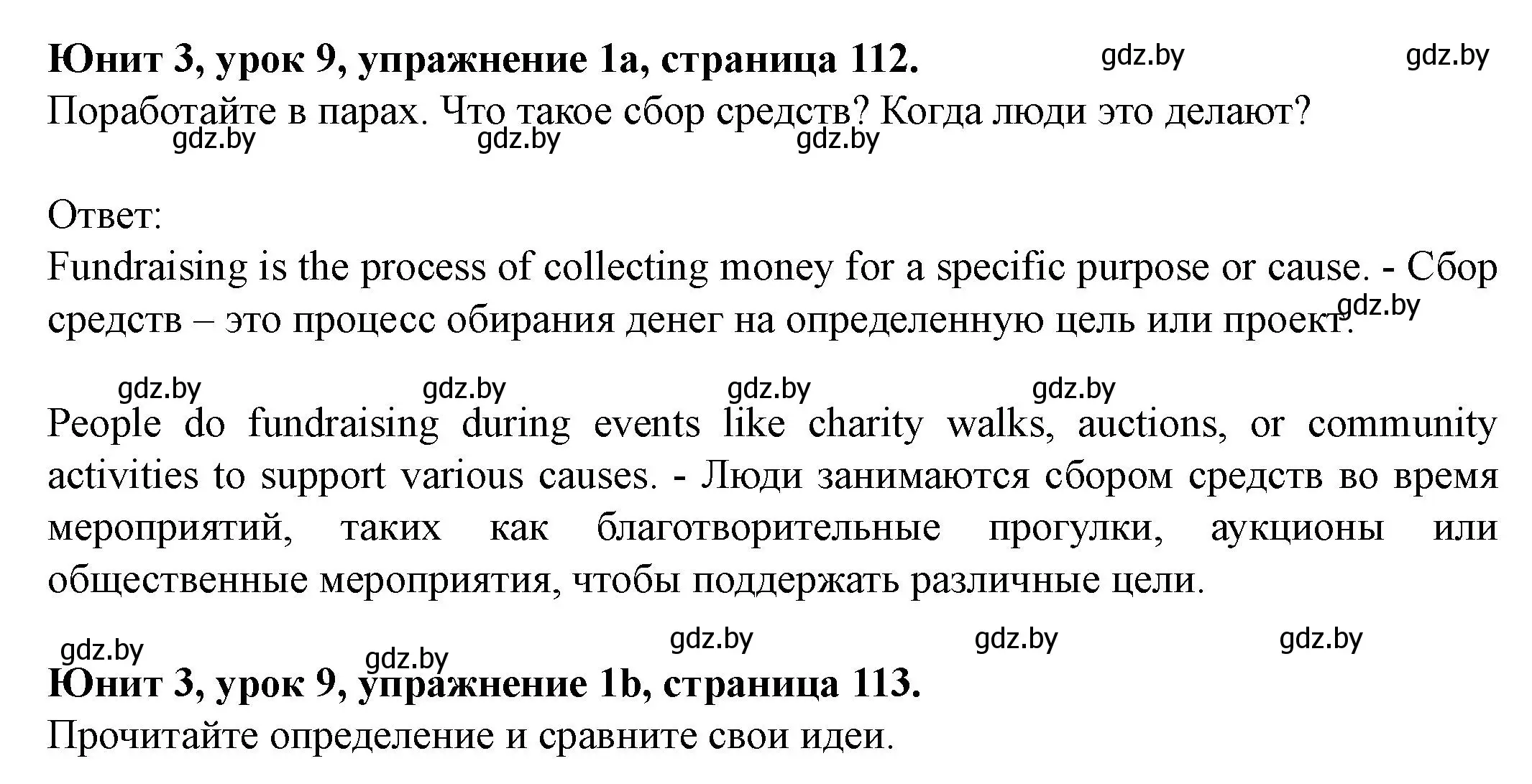 Решение 2.  BEFORE THE PRESENTATION LESSON (страница 112) гдз по английскому языку 8 класс Демченко, Севрюкова, учебник 1 часть