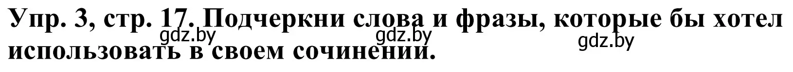 Решение номер 3 (страница 17) гдз по английскому языку 9 класс Лапицкая, Демченко, рабочая тетрадь 1 часть