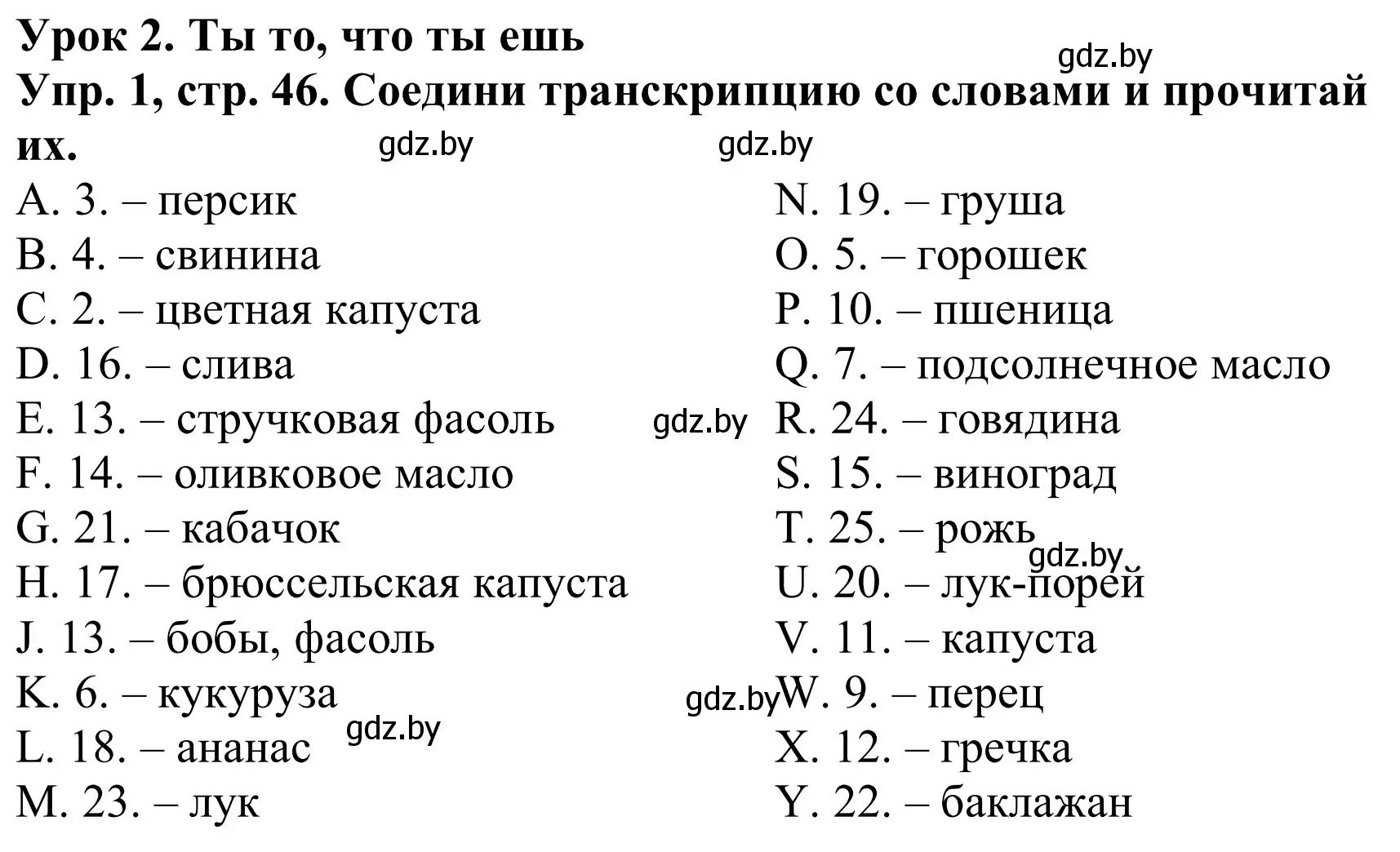 Решение номер 1 (страница 46) гдз по английскому языку 9 класс Лапицкая, Демченко, рабочая тетрадь 1 часть